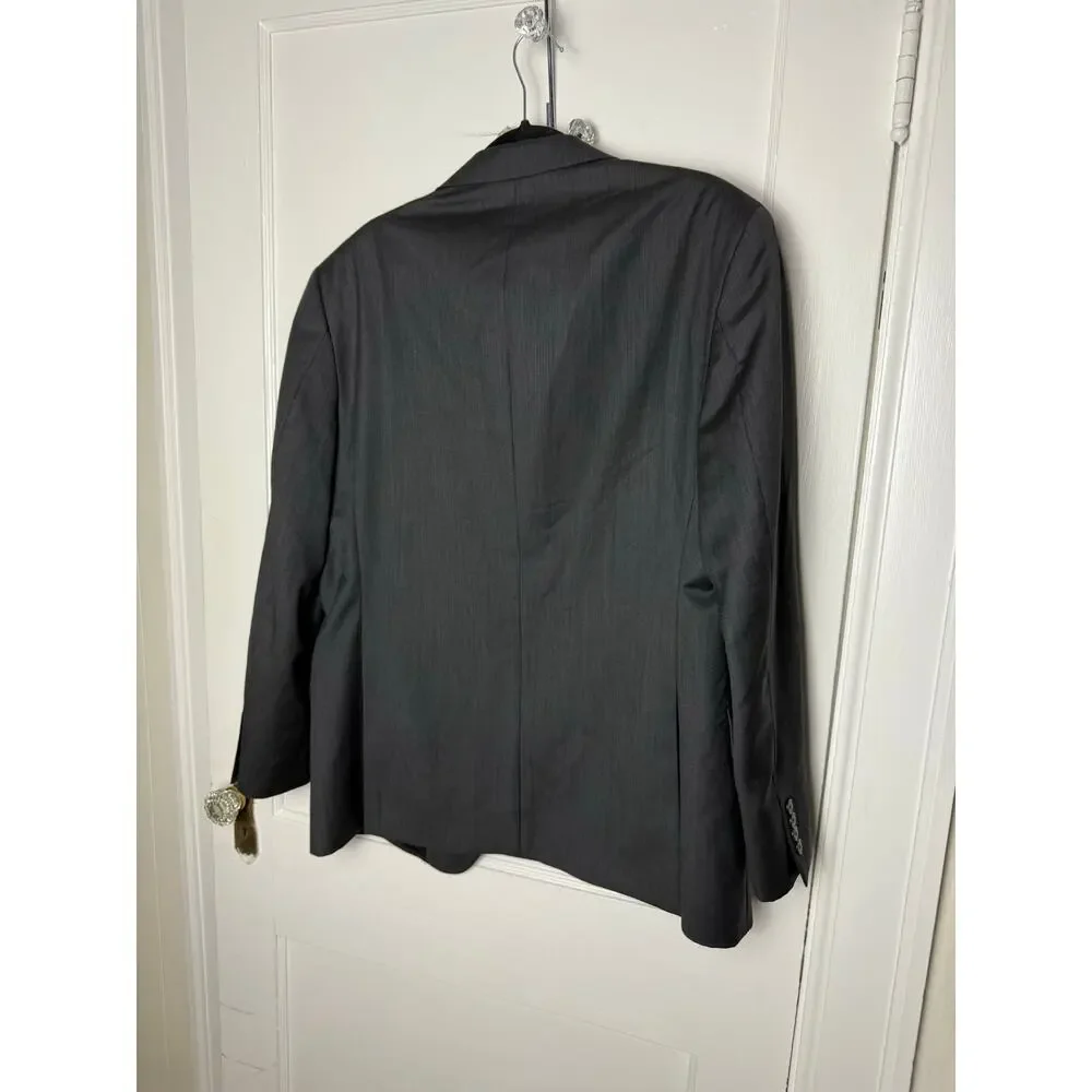 Jos. A. Bank Traveler's Collection Gray Blazer Suit Jacket 2 Button Wool 42 R